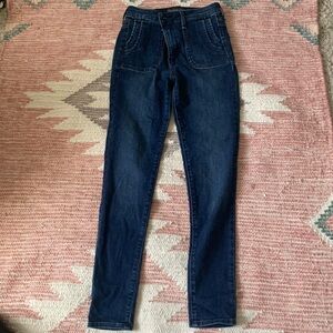 Abercrombie and Fitch dark blue jeans